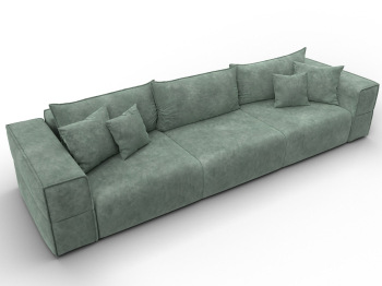 Диван прямой Лига-058 НПБ Лонг, велюр BRUT