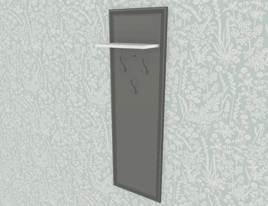 Настенные, Модульная система Карина Вешалка ВШ-1001