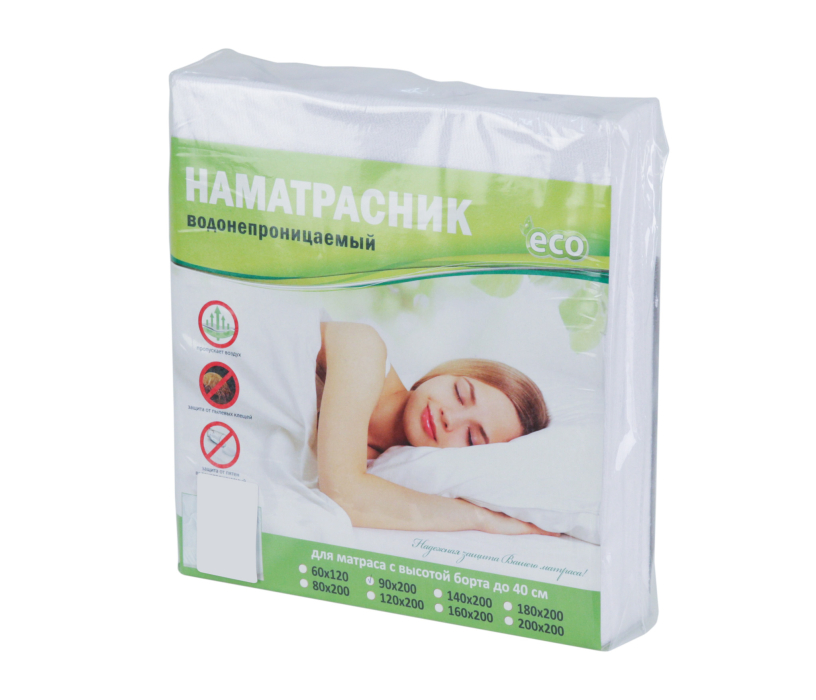 1600 x 2000, Непромокаемый наматрасник 160*200/40