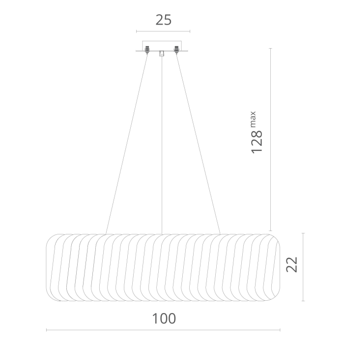 Люстра подвесная, Люстра подвесная MEGAN прям.