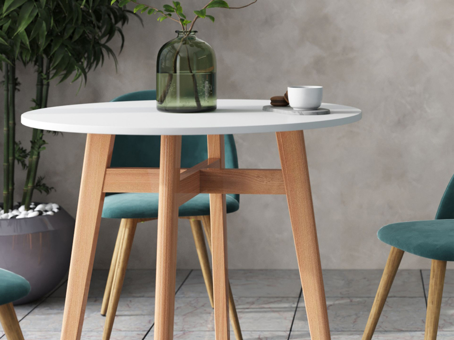 Обеденные столы, Стол STOOL GROUP Target Circle 90*90