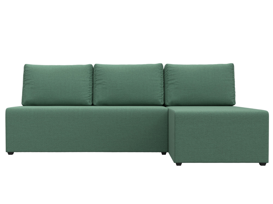 Диваны угловые в гостиную, Диван угловой Поло правый угол, рогожка Амур