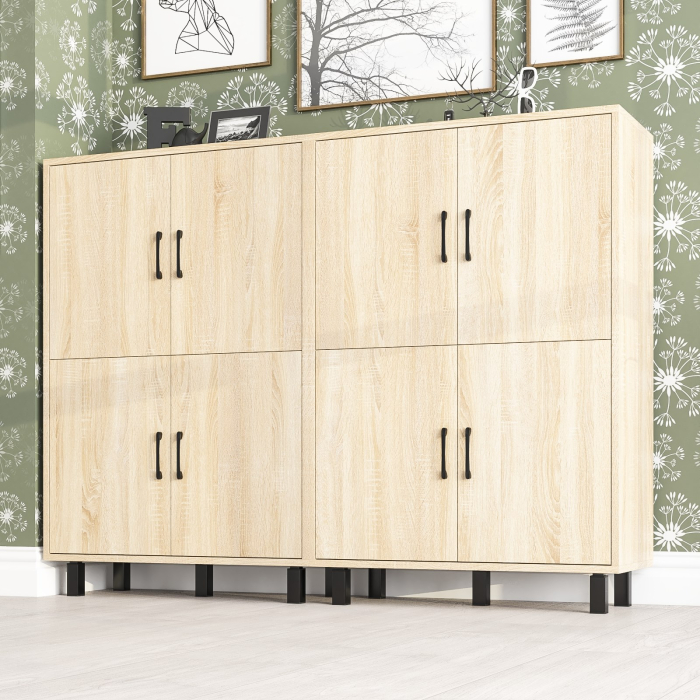 Комоды, Две тумбы-комода четыре распашных дверки РВК 126-804