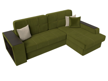 Угловой диван Брюссель правый угол, микровельвет