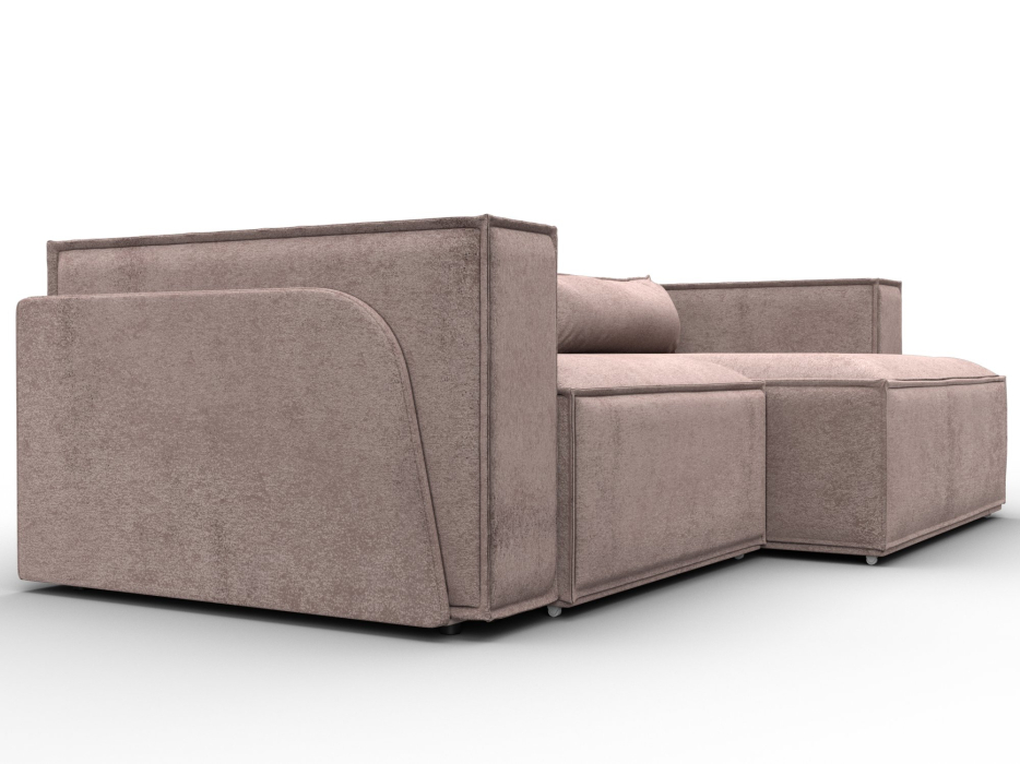 Диваны угловые в гостиную, Диван угловой Лига-061 угол правый, велюр TOWER