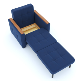 Кресло-кровать Этро Вуд велюр, 80