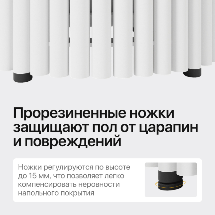 Обеденные столы, Стол овальный обеденный с металлическим белым подстольем 180*90*75