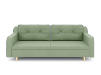 Диван-кровать еврокнижка-пантограф Оникс, велюр