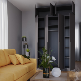 Шкаф Бостон с антресолью 1600