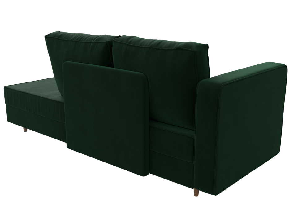 Кушетка кровать, Кушетка Прайм, велюр, левый угол