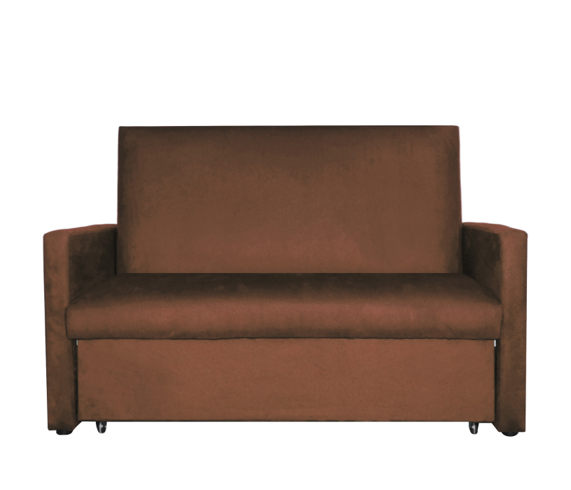 Диваны с ящиком для белья, Диван-кровать выкатной Идея 120 велюр