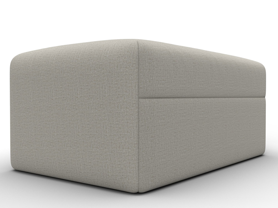 Пуф в прихожую, Модуль пуф Лига-060 НПБ, рогожка Амур