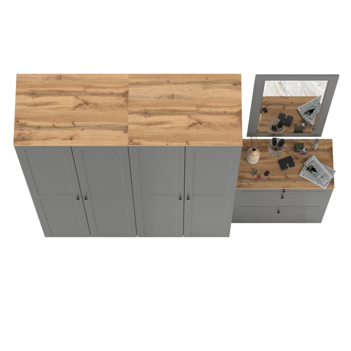 Прихожие, Обувница с зеркалом и два шкафа для прихожей Остин