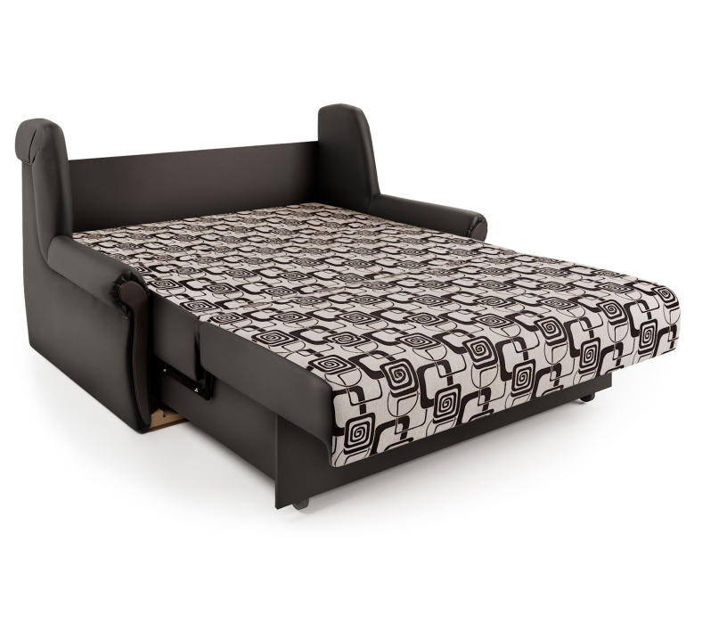 Диваны с ящиком для белья, Диван-кровать Аккорд М 160, экокожа/шенилл