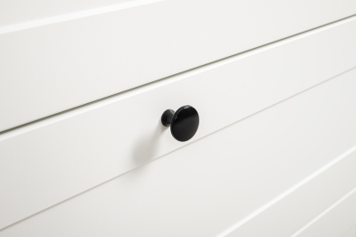 Комод шесть ящиков Остин с кроватью 1600 с основанием и пеналом с полками