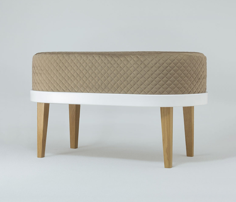 Банкетки, Банкетка Quinn W, съемный чехол, велюр (стёганый)