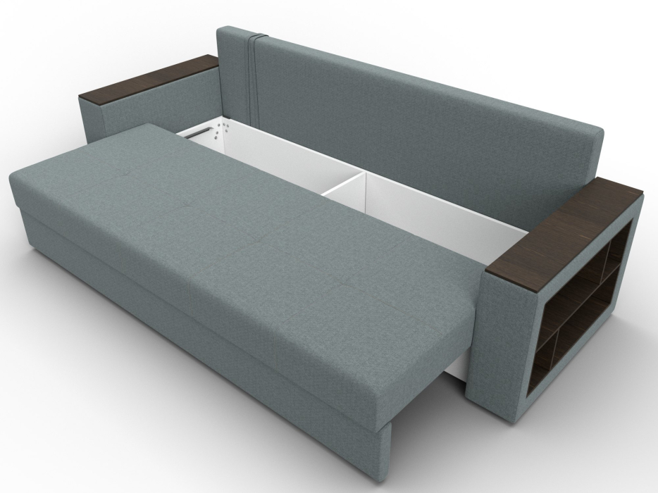 Диваны кровати со спальным местом, Диван прямой Дубай Лайт, рогожка Амур