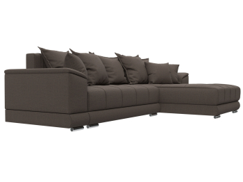 Диван угловой НордСтар правый угол, рогожка Амур