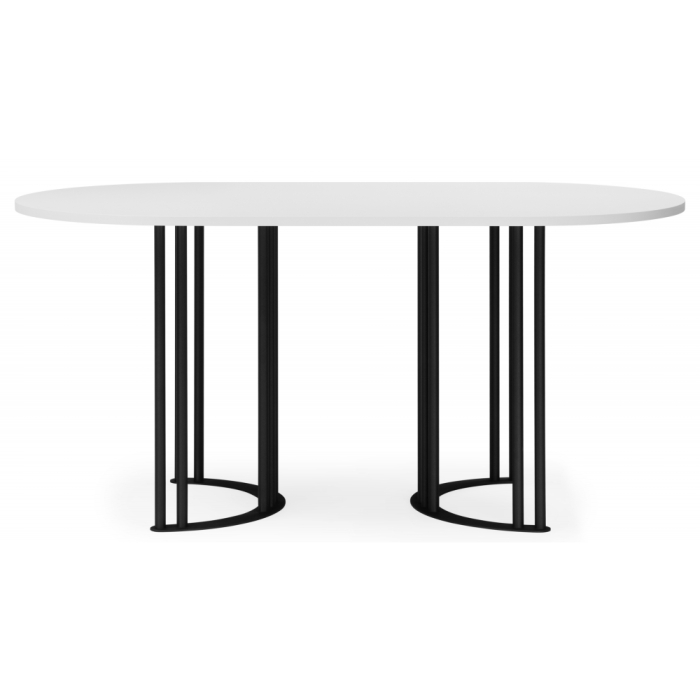 Обеденные столы, Стол Хьюго О 160 х 90 (черные ноги)