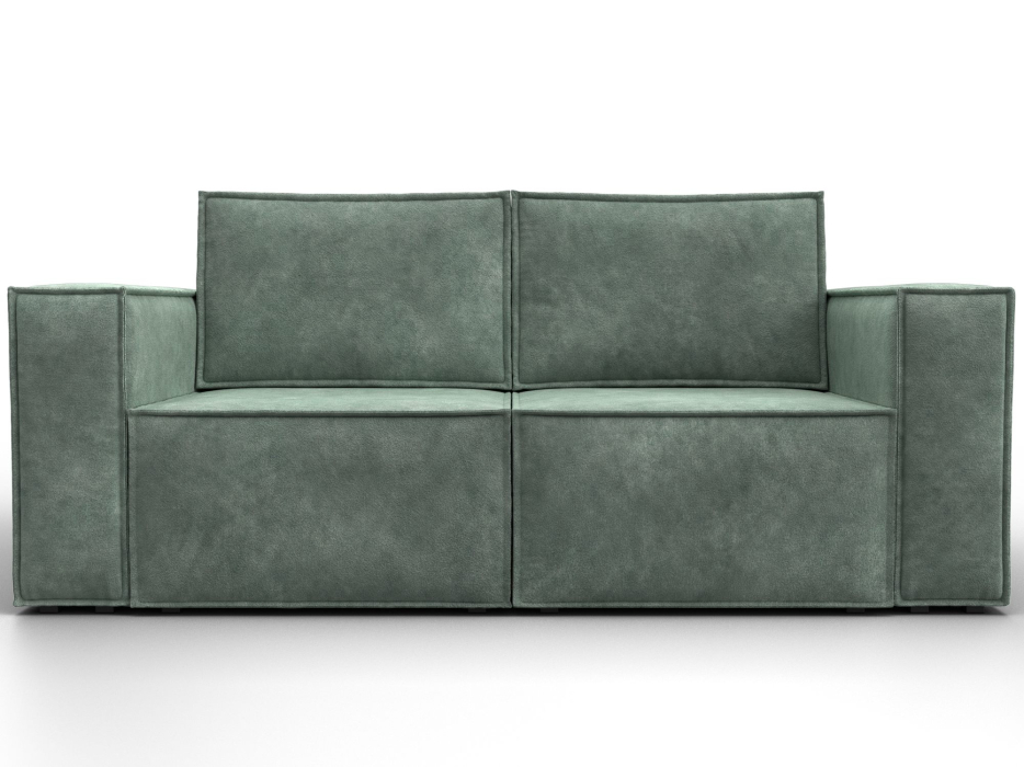 Диваны кровати со спальным местом, Диван прямой Куба мини, велюр BRUT