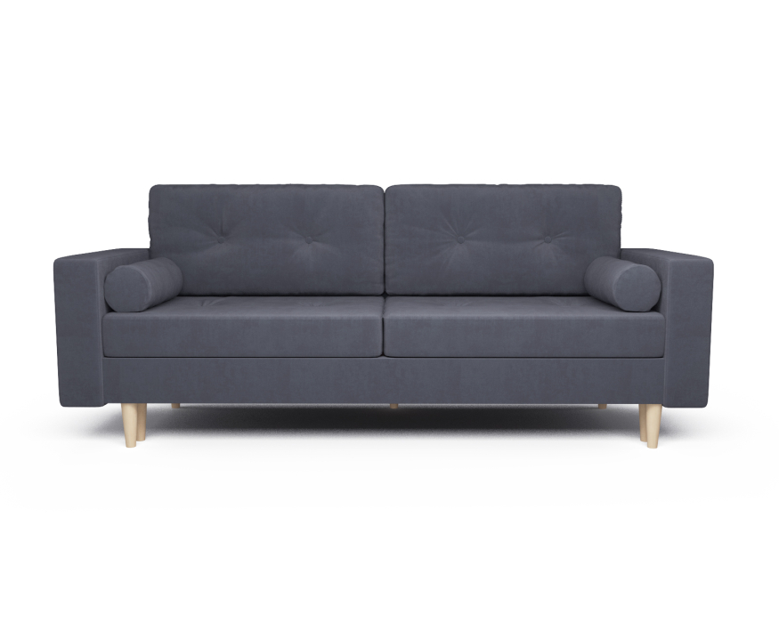 Диваны кровати со спальным местом, Прямой диван Честер, велюр