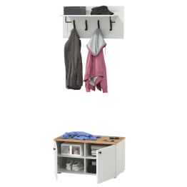 Тумба Остин с вешалкой для верхней одежды