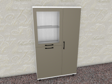 Шкафы распашные, Модульная система Грейс Шкаф ШК-5084  Снежный Ясень