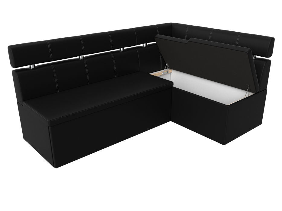 Диваны угловые кухонные, Кухонный угловой диван Классик правый угол, экокожа