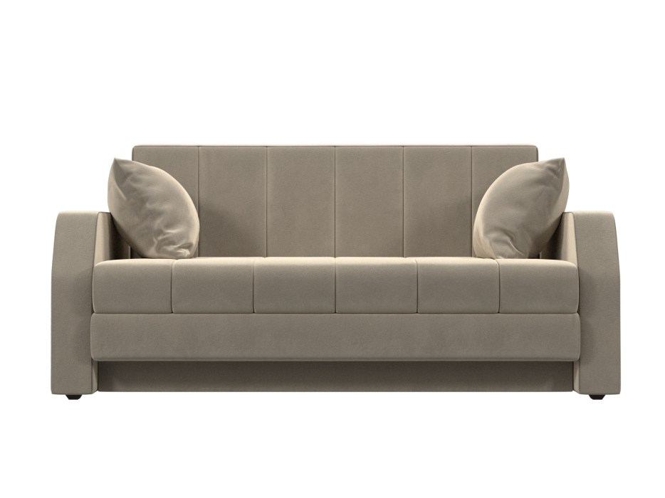 Диваны кровати со спальным местом, Диван прямой Малютка, микровельвет