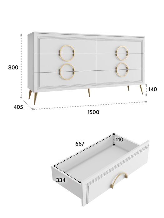 Комоды, Комод Оливия ОЛ-07