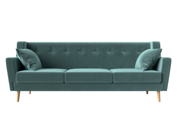 Прямой диван Брайтон 3, велюр
