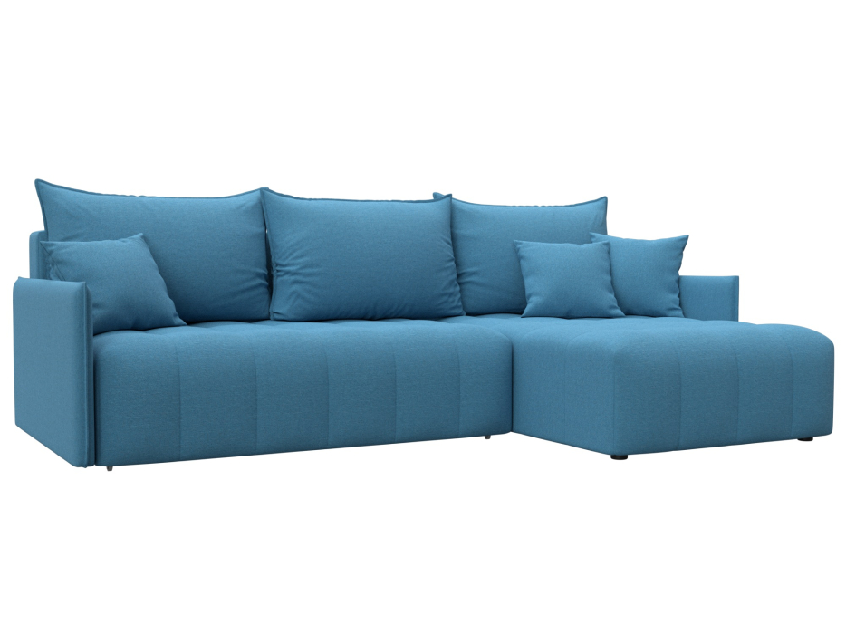 Диваны угловые в гостиную, Диван угловой Лига-054 НПБ угол универсальный, рогожка Амур