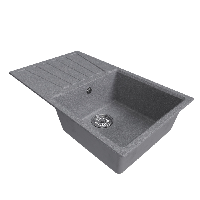 Кухонные мойки, Мойка ML-GM20 с крылом, 830*480*190мм NEW*