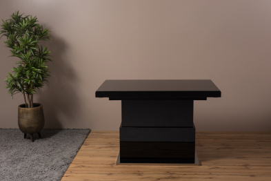 Стол-трансформер Space (стекло/нержавеющая сталь)