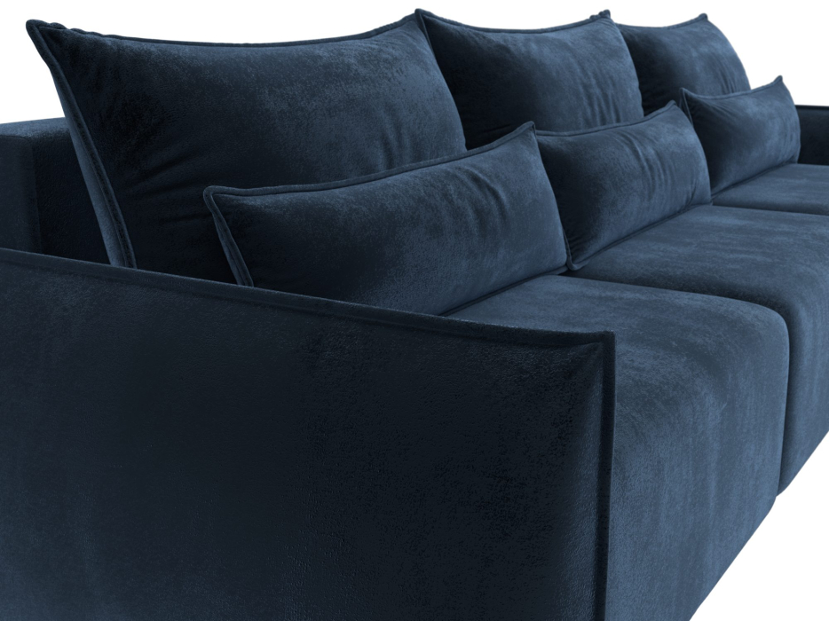 Диваны еврокнижки, Диван прямой Лига-051 НПБ Лонг, велюр TOWER