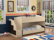 Для подростков, Кровать двухъярусная "Дюймовочка 4.2"  (Дуб молочный)