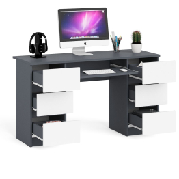 Компьютерный стол с двумя тумбами Мори МС-2