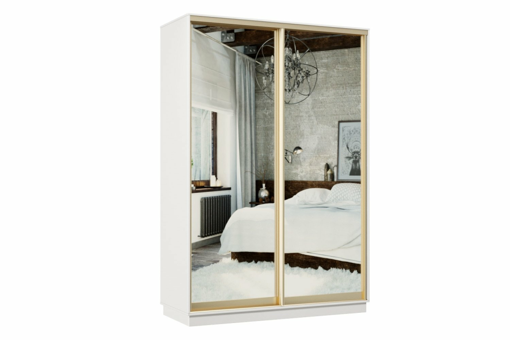 Шкафы-купе, Шкаф-купе Премьер 02 белый