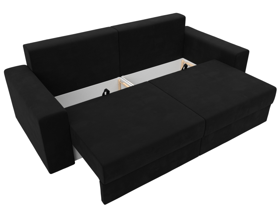 Диваны выкатные, Диван прямой Майами, микровельвет