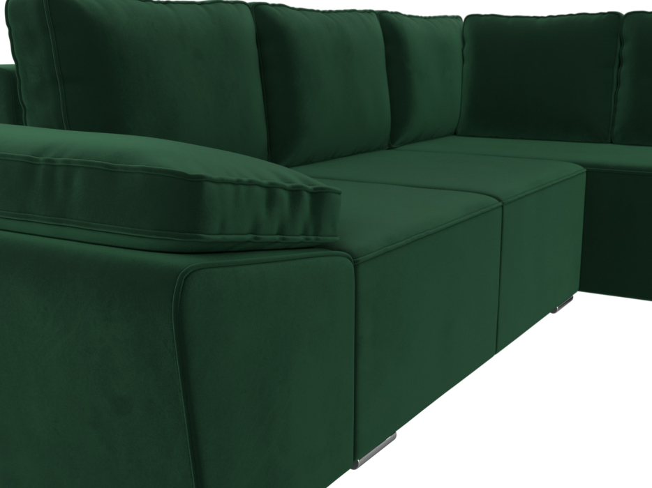 Диваны угловые в гостиную, Угловой диван Хьюго правый угол, велюр