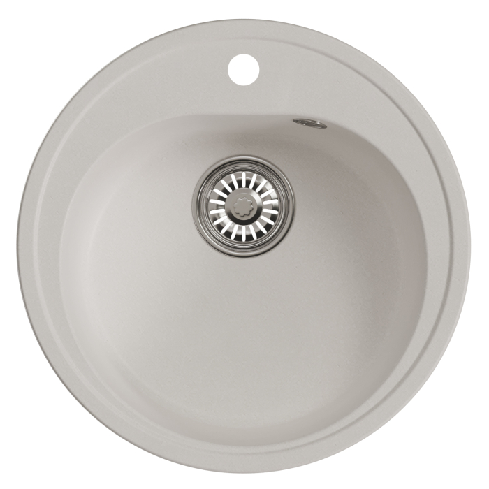 Кухонные мойки, Мойкa ML-GM11 круглая, 500мм (глуб. чаши 180) NEW*