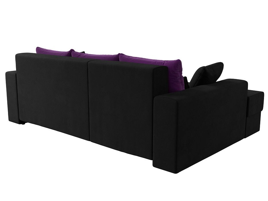 Офисные диваны, Угловой диван Майами левый угол, микровельвет