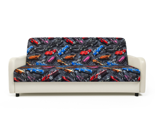 Диван-книжка Лига М, велюр / экокожа