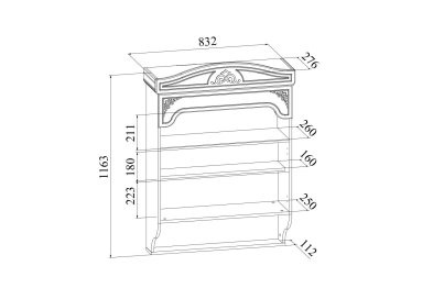 Полка Ассоль плюс АС-14