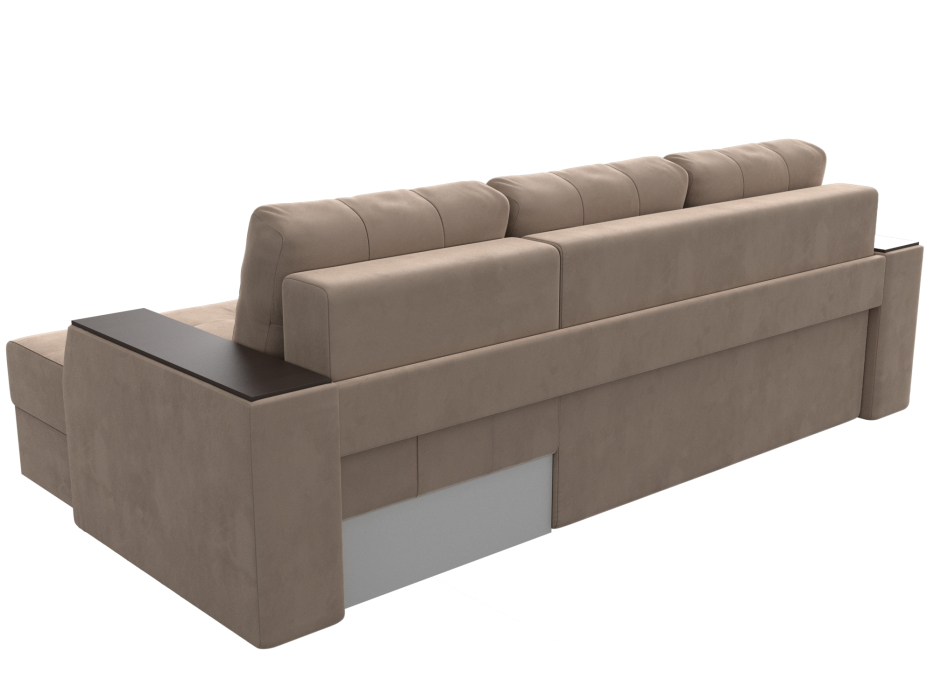 Диваны угловые в гостиную, Угловой диван Эмир БС правый угол, велюр