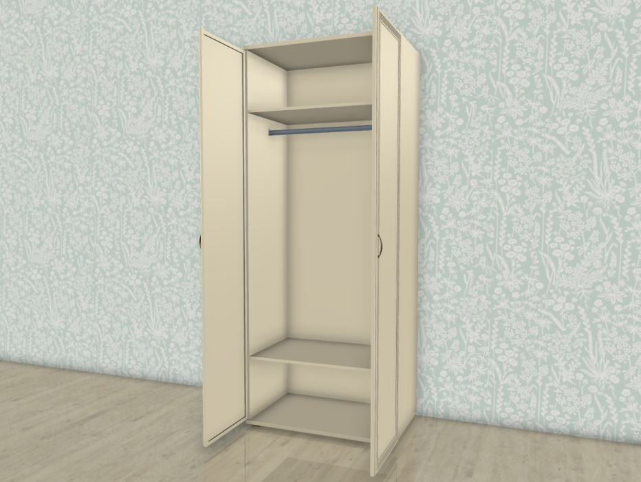Шкафы двухстворчатые, Модульная система Карина Шкаф ШК-1002