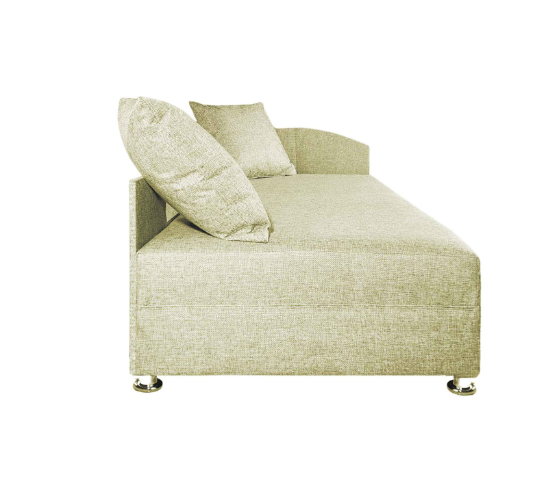 Односпальные, Кровать тахта односпальная 80, левый угол, рогожка