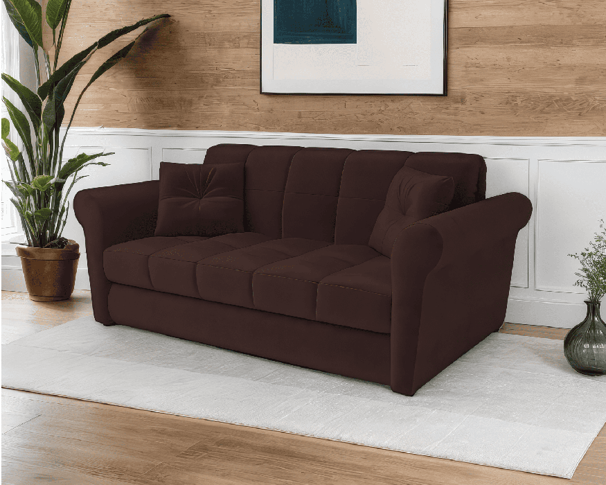 Диваны кровати со спальным местом, Диван аккордеон Гранд НПБ 180х200 Велюр