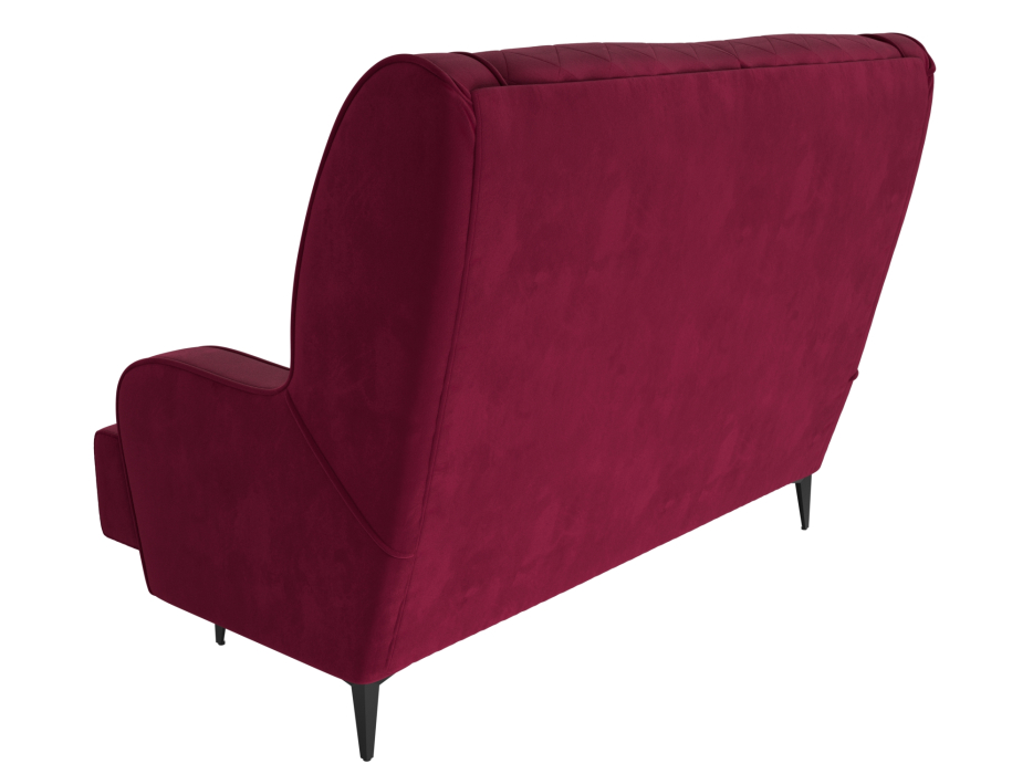 Диваны прямые кухонные, Прямой диван Неаполь 2-х местный, микровельвет