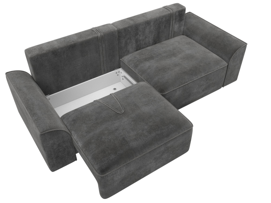 Диваны еврокнижки, Диван прямой Лига-048 НПБ, велюр TOWER